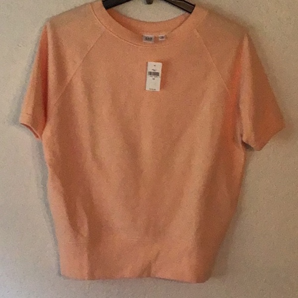 GAP Coral Short Sleeve sweatshirt Top